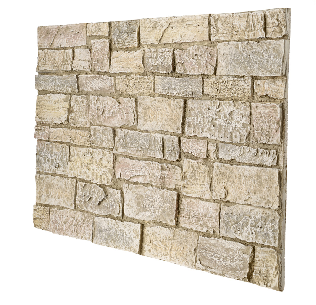 Stone Wall - Cream Frost